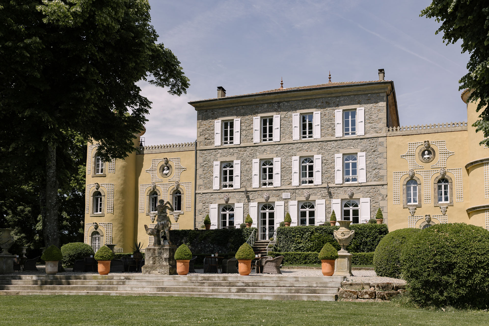 Mariage chateau Chavagnac_deco