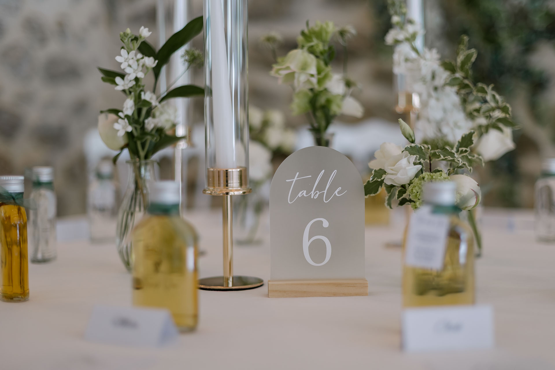 Mariage chateau Chavagnac_deco