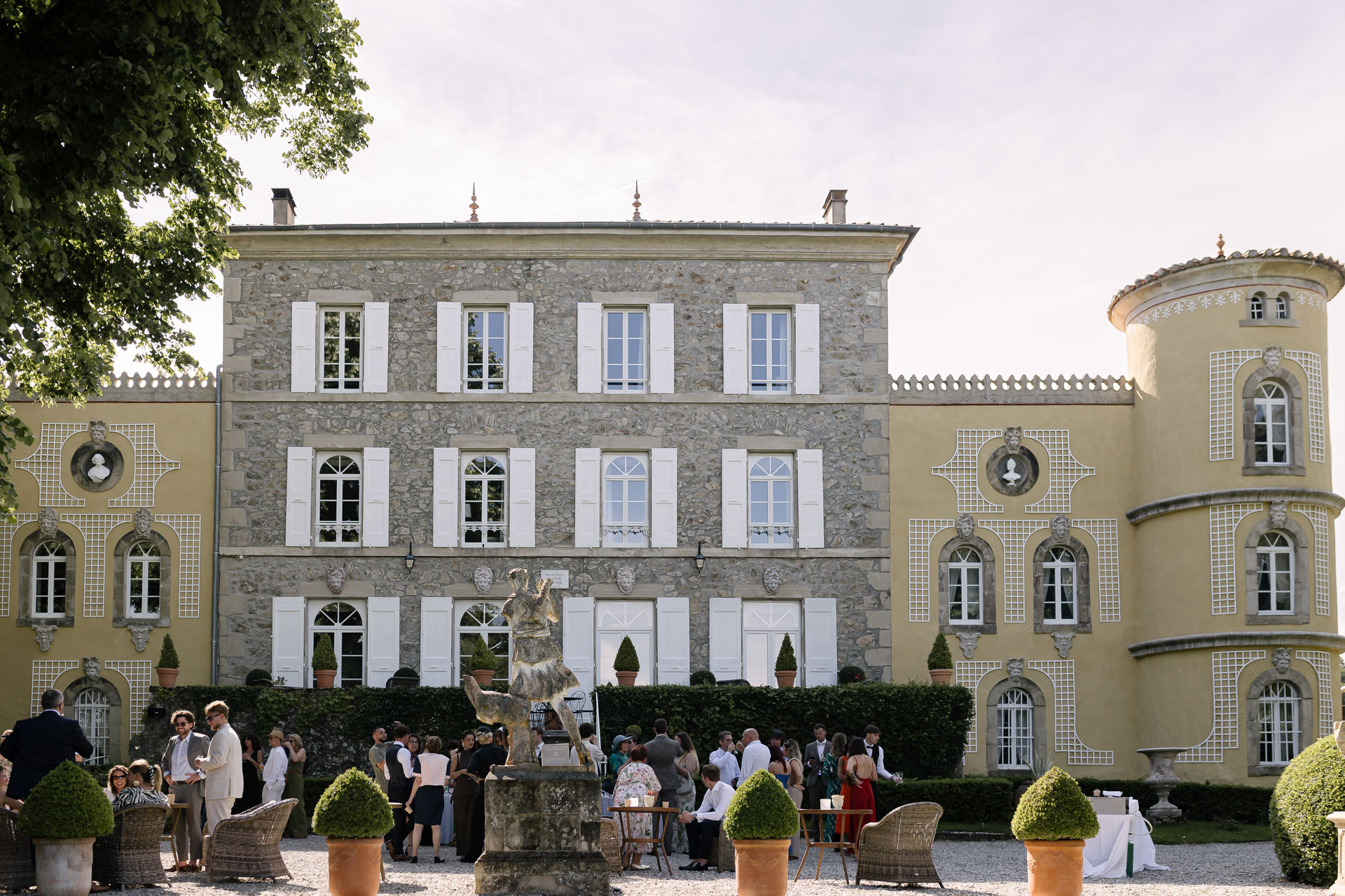 Mariage chateau Chavagnac_cocktail