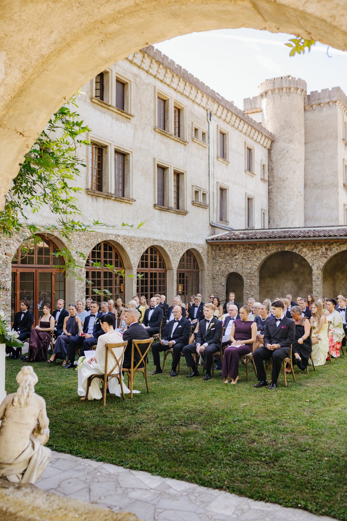 cérémonie — mariage Château de Fontager vallée du Rhône — 21