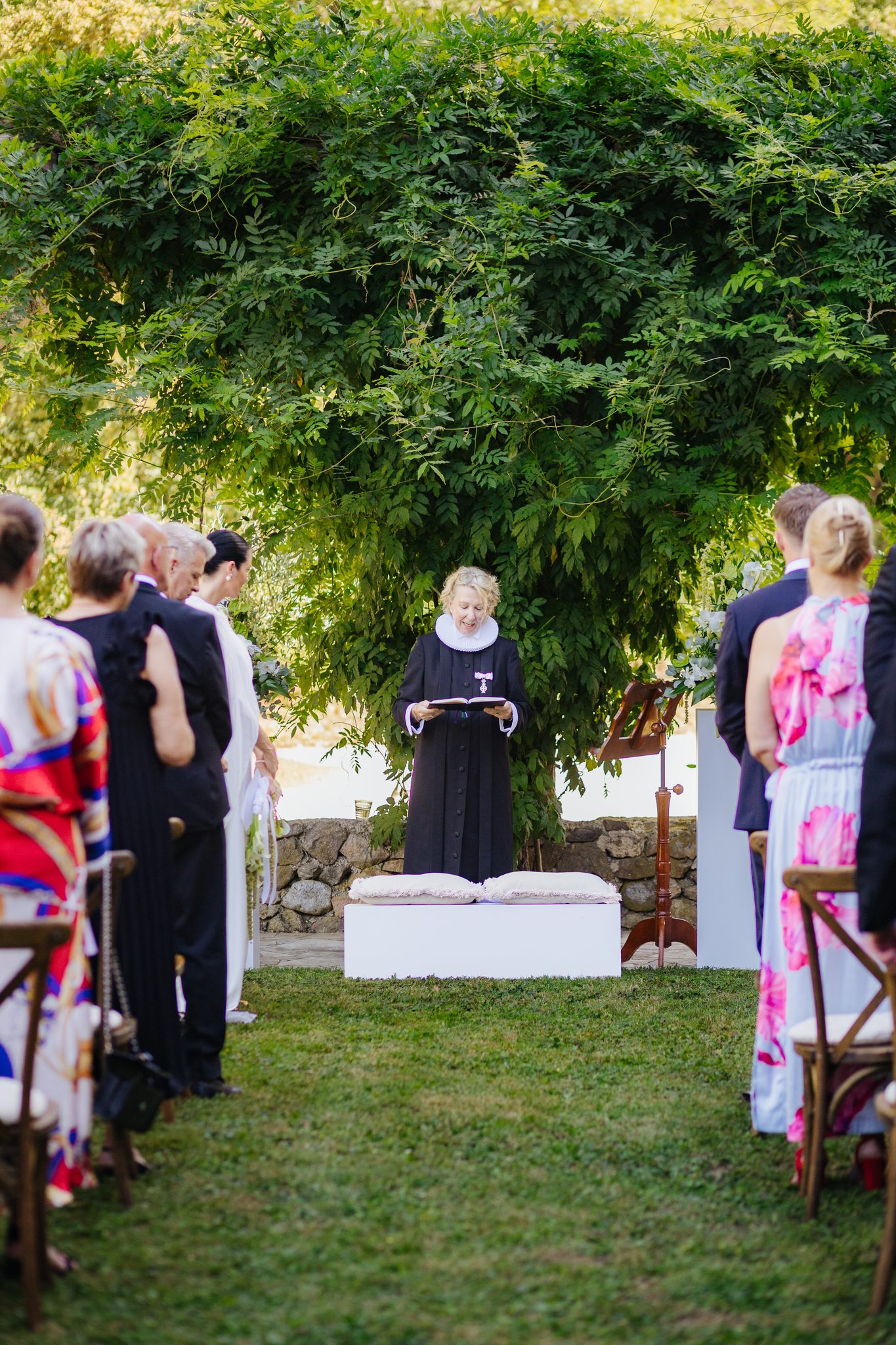 cérémonie — mariage Château de Fontager vallée du Rhône — 22