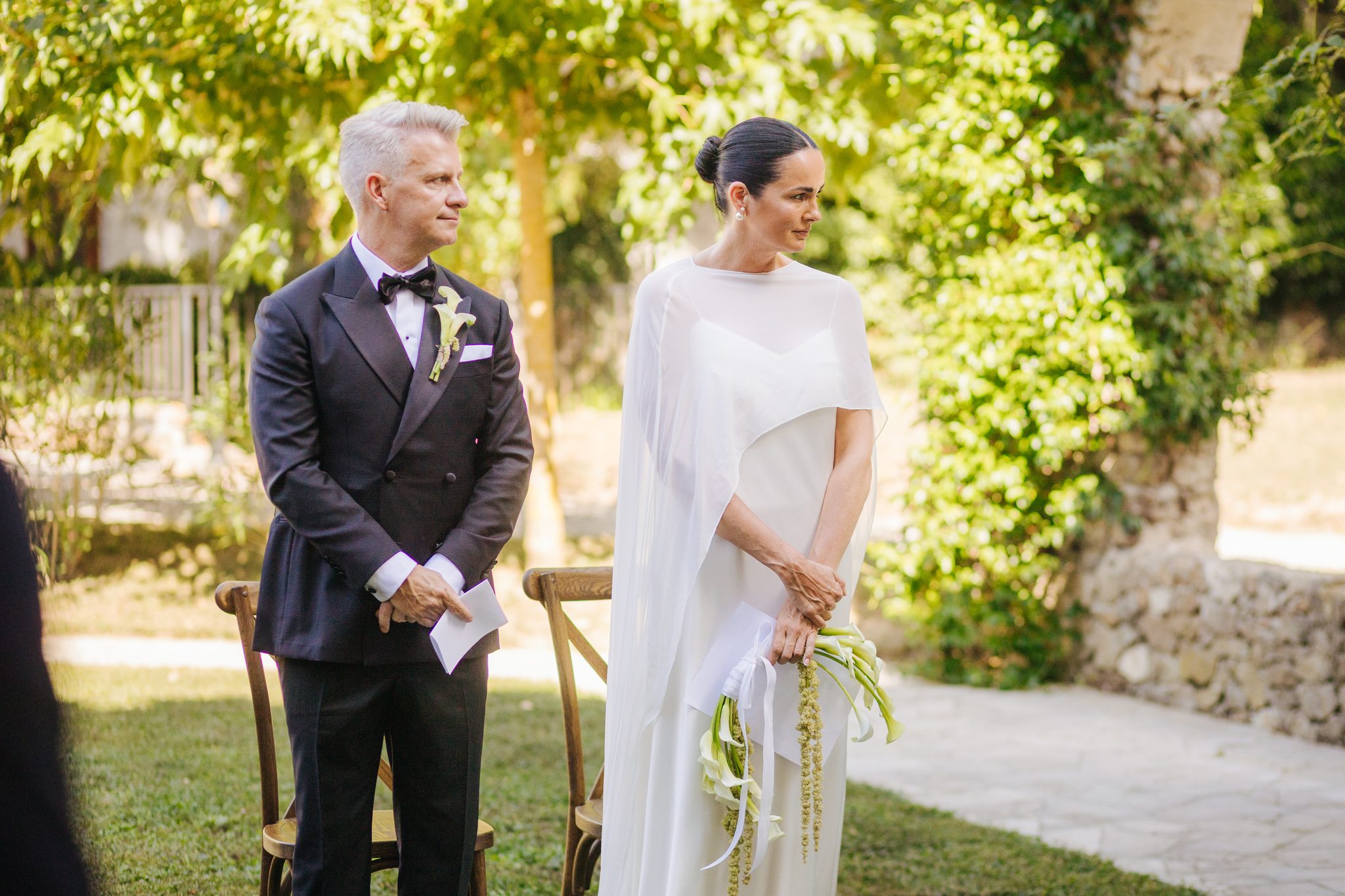 cérémonie — mariage Château de Fontager vallée du Rhône — 23