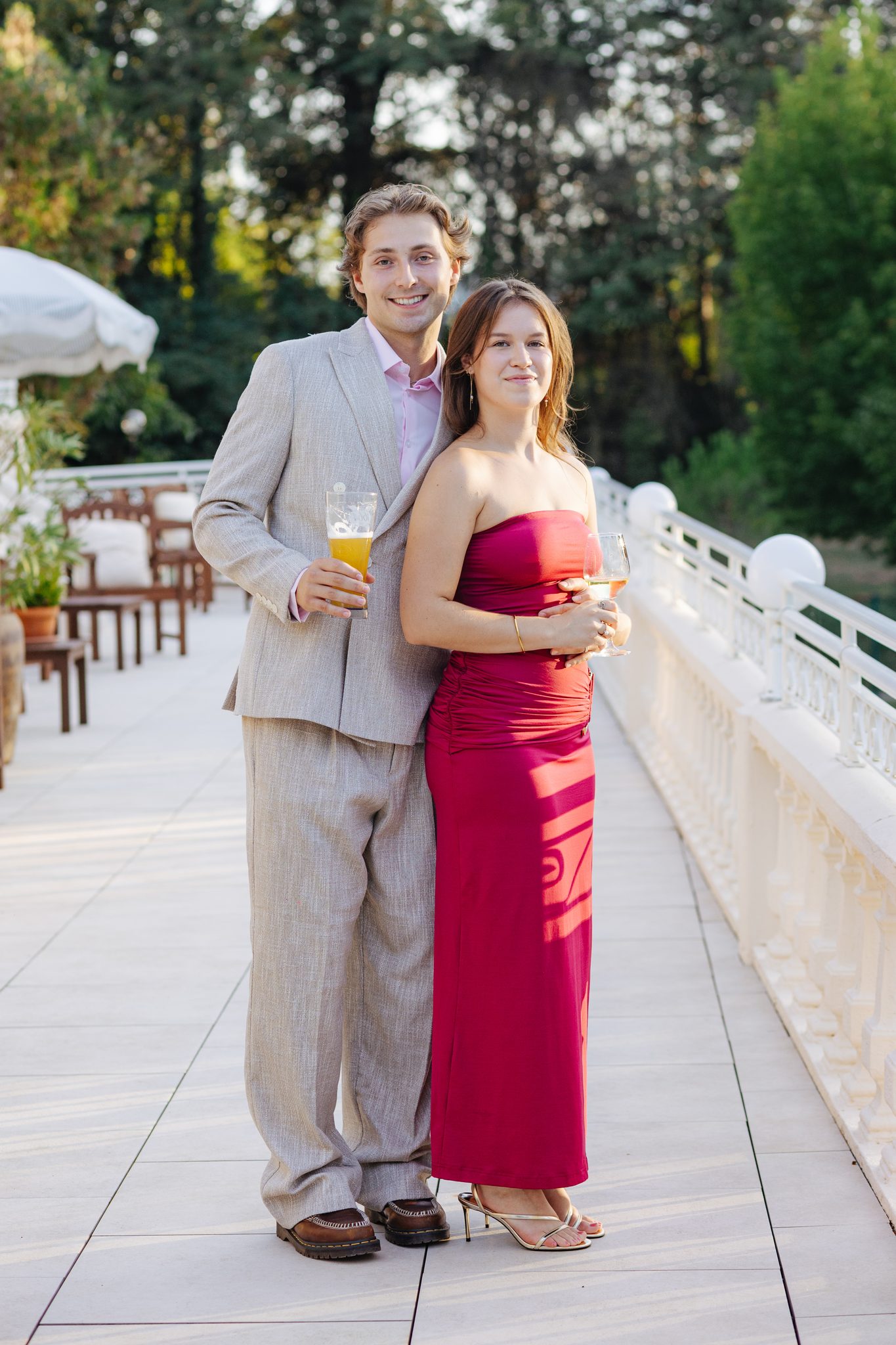 dîner de bienvenue — mariage Château de Fontager vallée du Rhône — 8